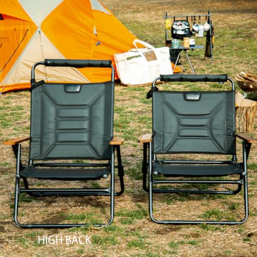 UNBY AS2OV (アッソブ) ハイバックローバーチェア HIGH BACK RECLINING LOW ROVER CHAIR ブラック 392101-10